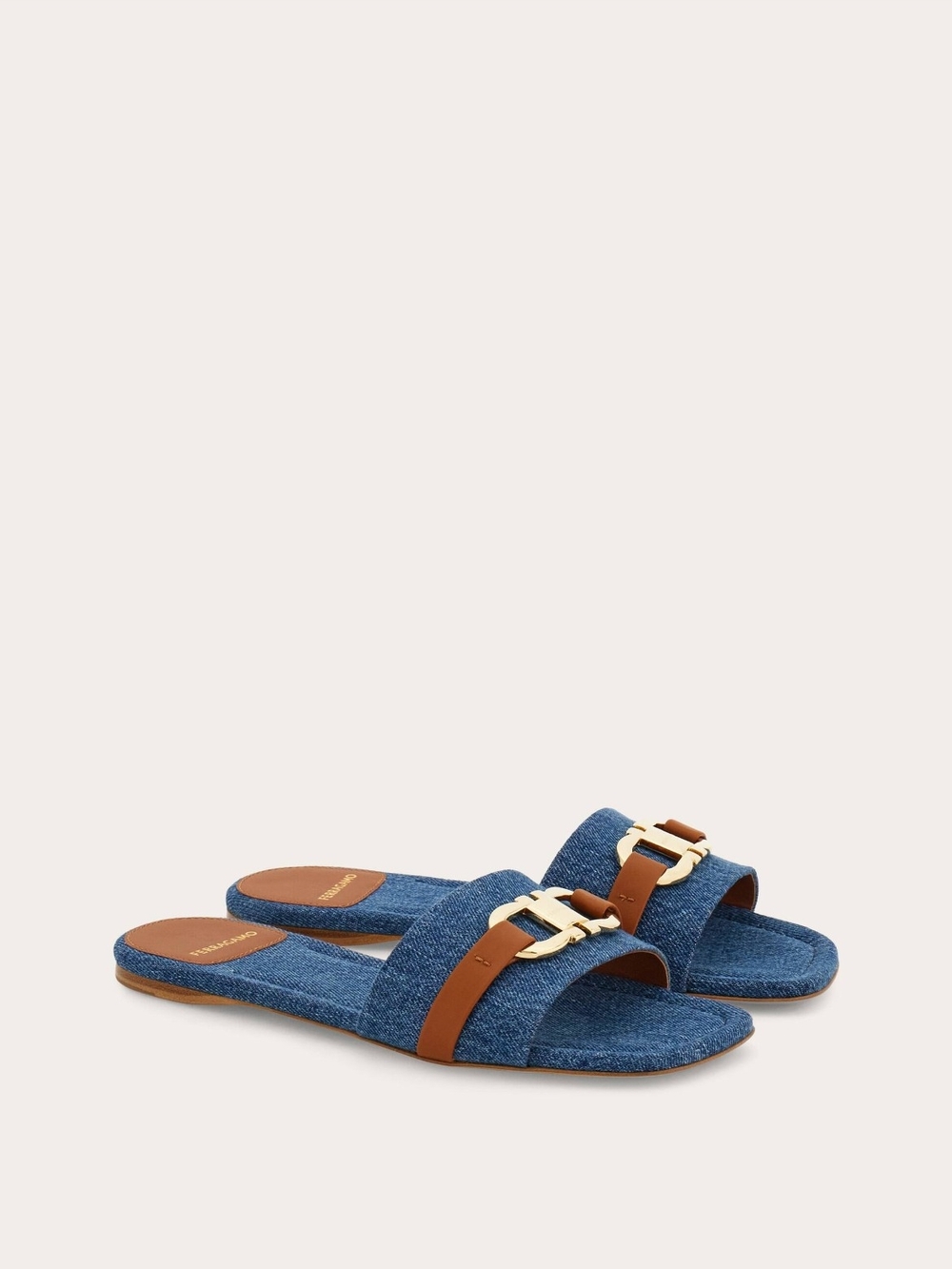 Ferragamo Denim Sandals